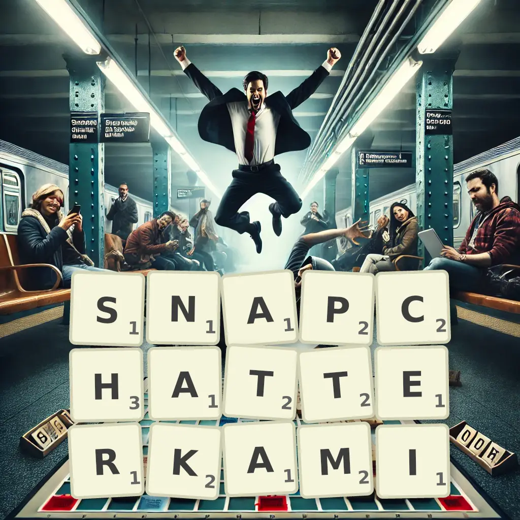 Słowa z liter SNAPCHATTERKAMI