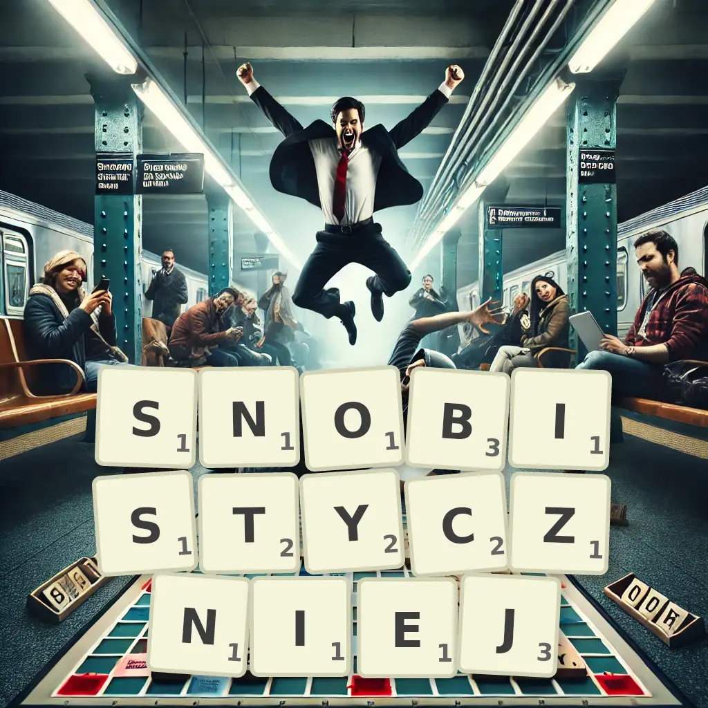 Słowa z liter SNOBISTYCZNIEJ