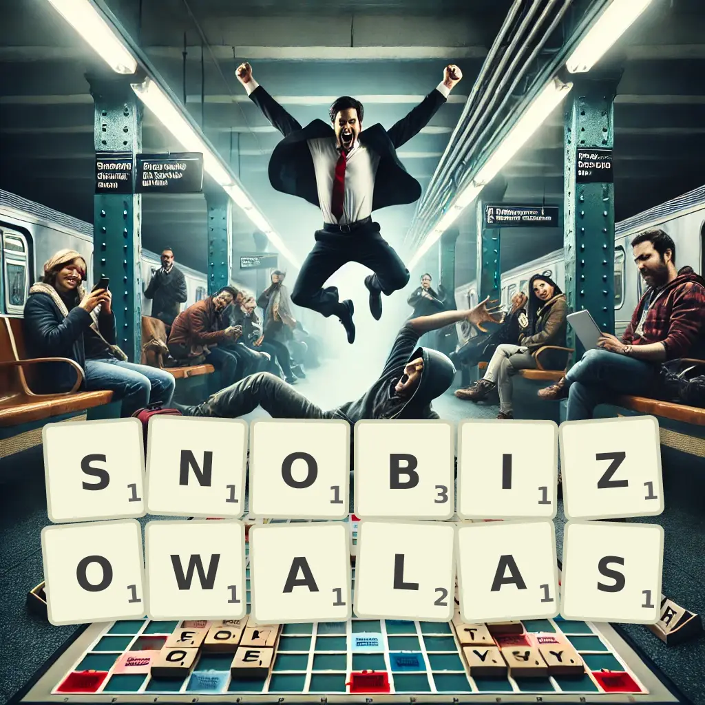 Słowa z liter SNOBIZOWAŁAŚ