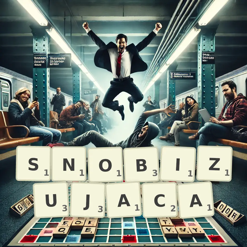 Słowa z liter SNOBIZUJĄCĄ
