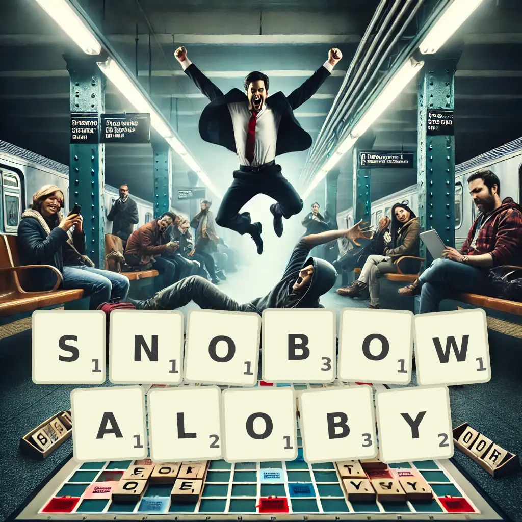Słowa z liter SNOBOWAŁOBY