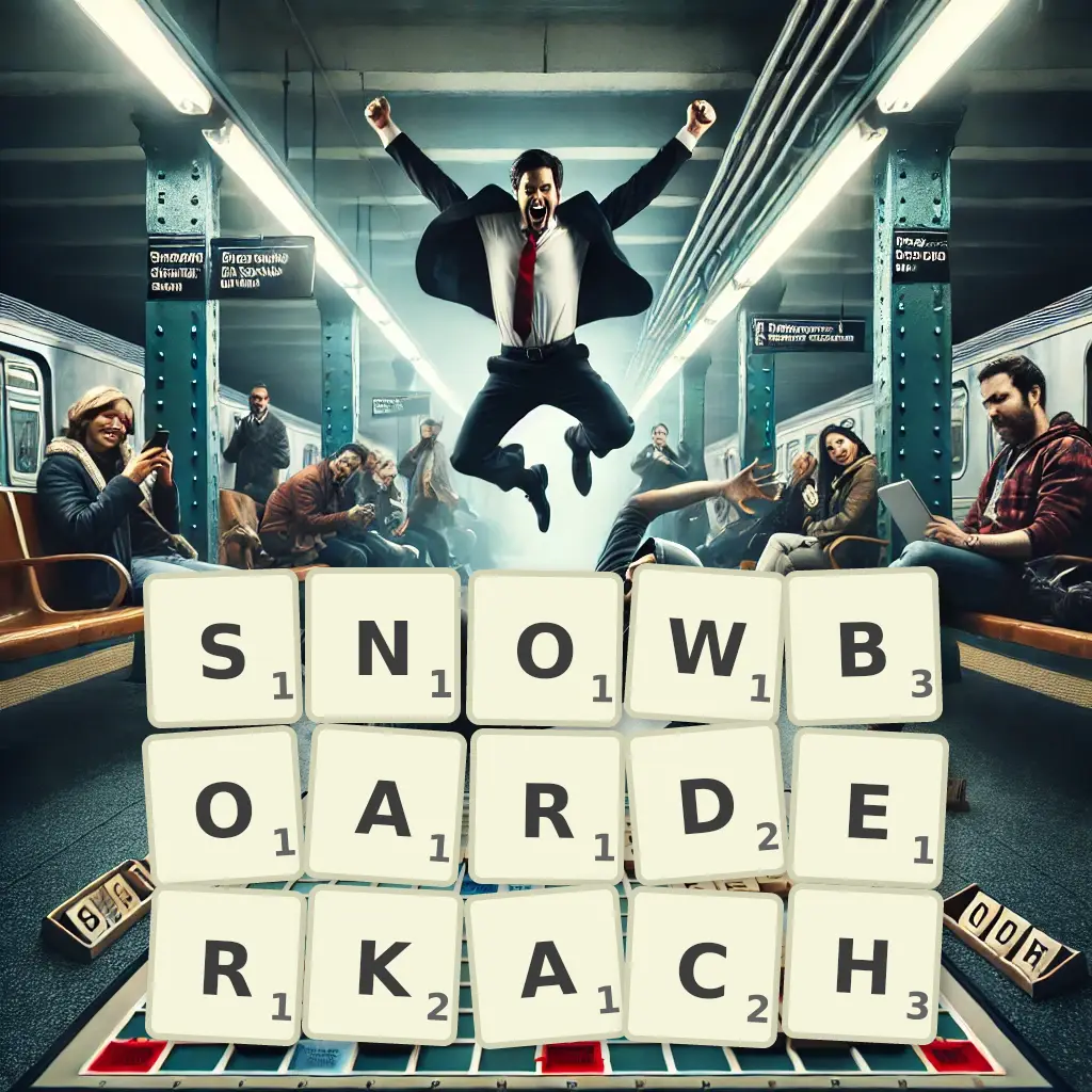 Słowa z liter SNOWBOARDERKACH