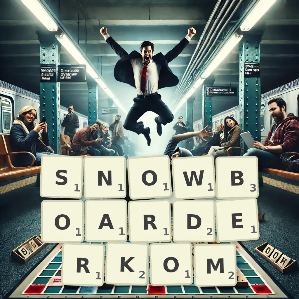 Słowa z liter SNOWBOARDERKOM