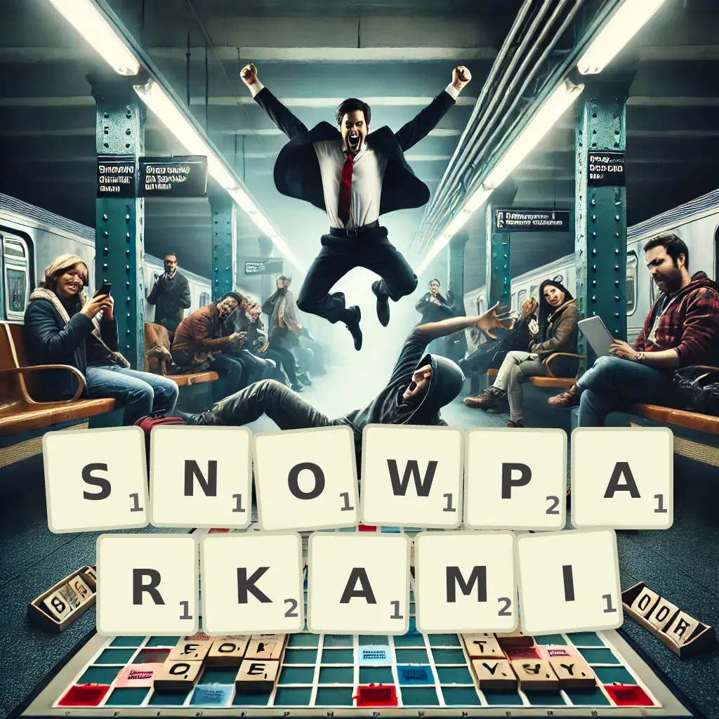 Słowa z liter SNOWPARKAMI