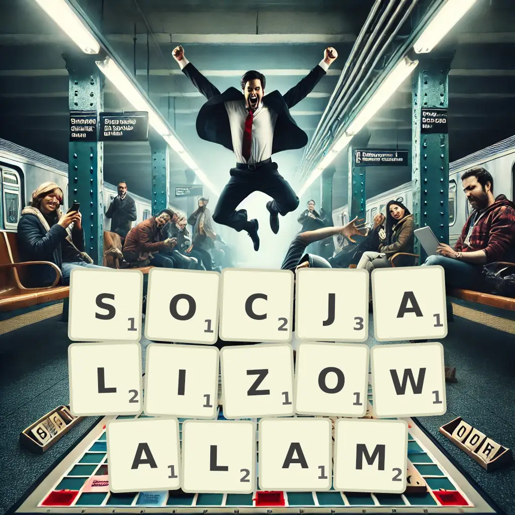 Słowa z liter SOCJALIZOWAŁAM