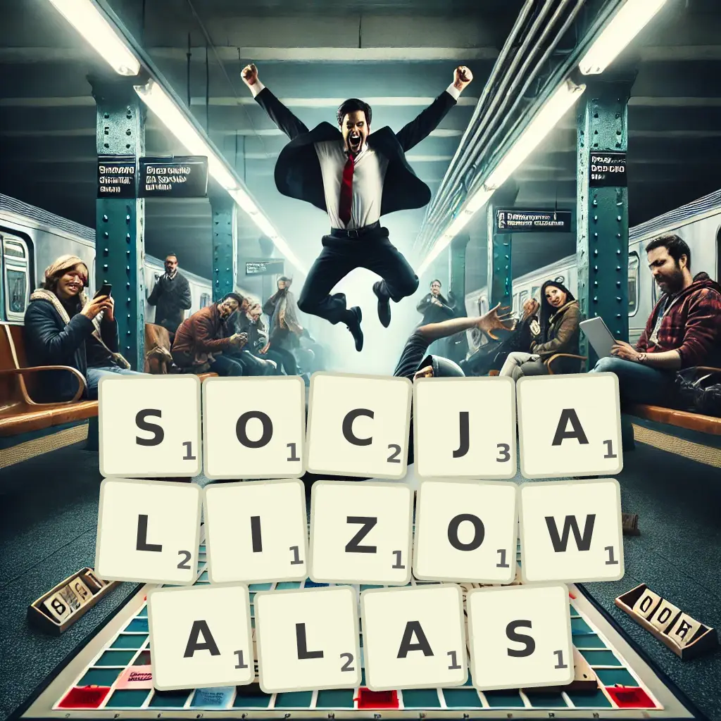Słowa z liter SOCJALIZOWAŁAŚ