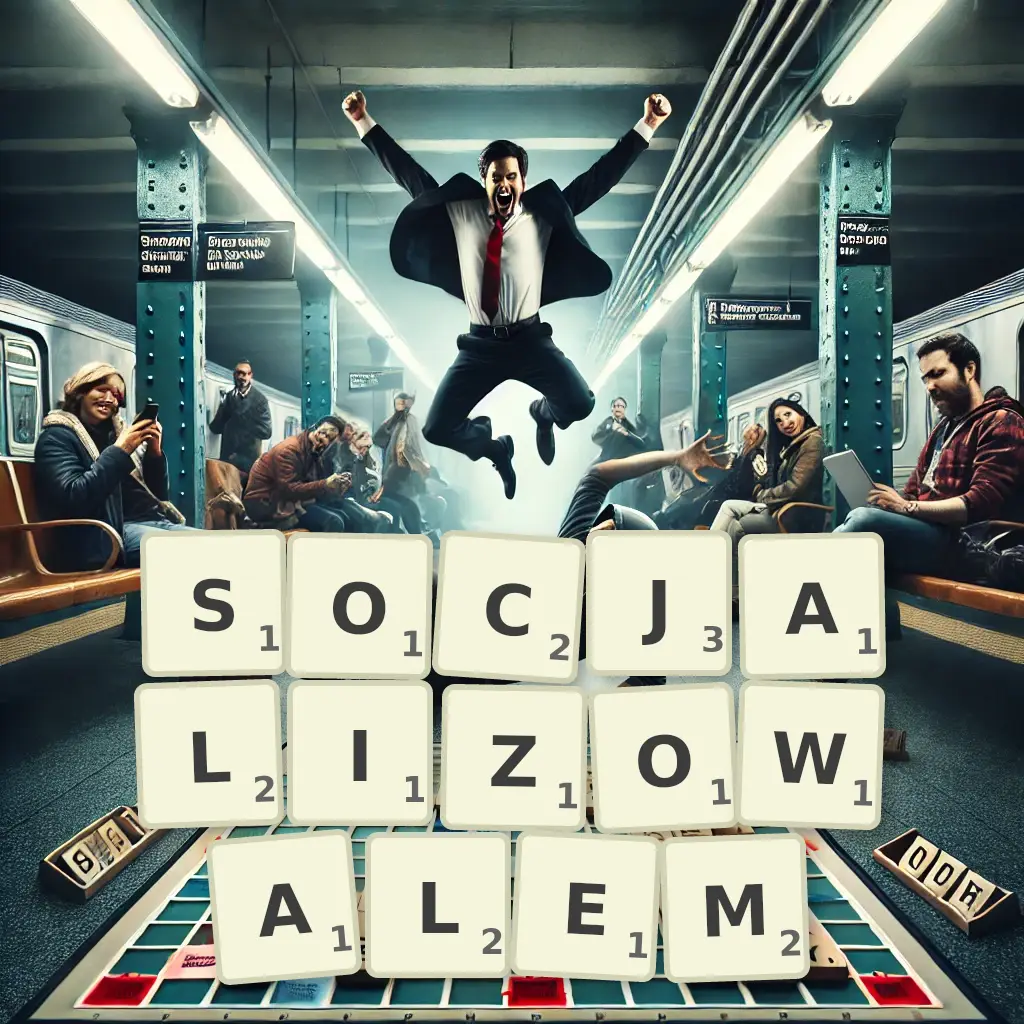 Słowa z liter SOCJALIZOWAŁEM