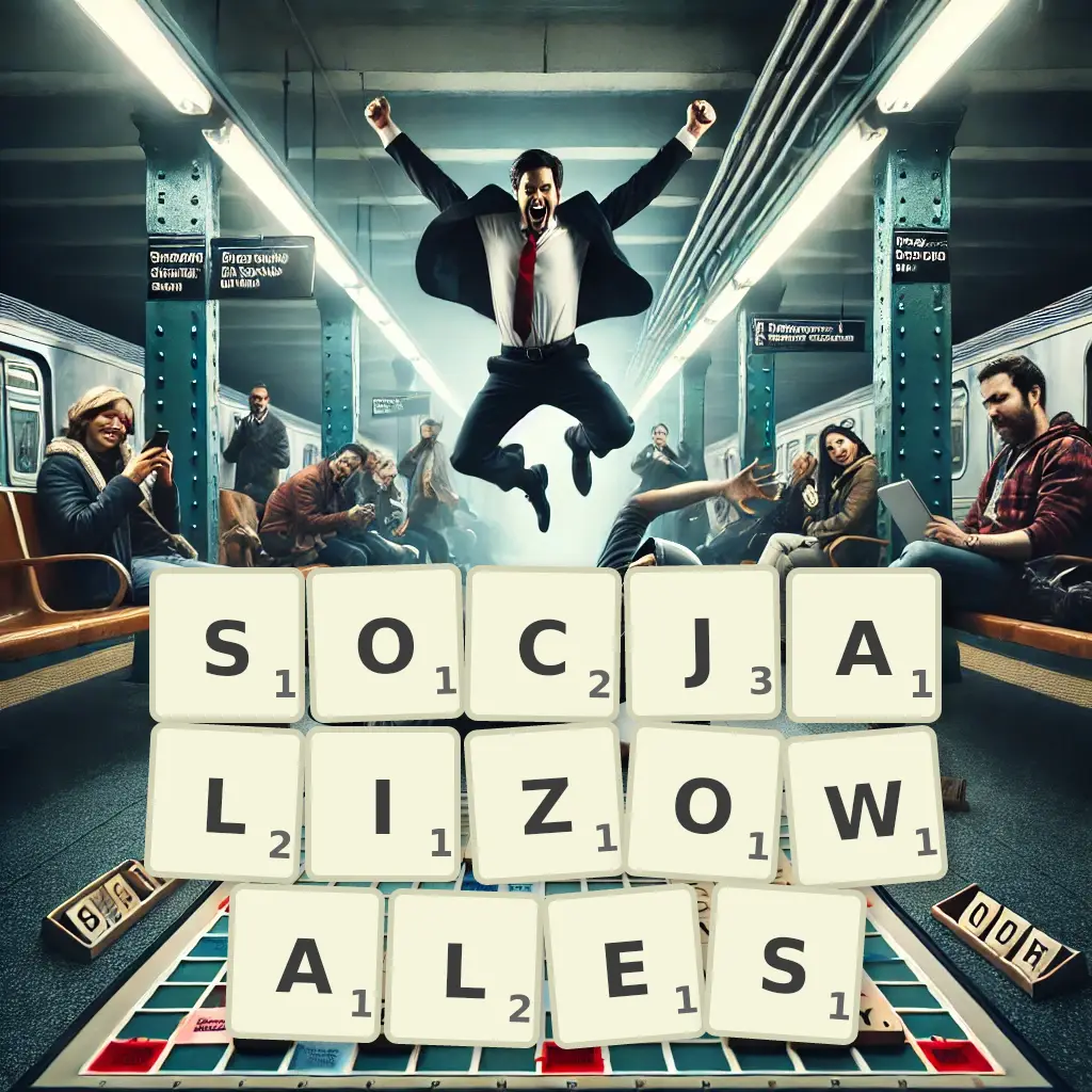 Słowa z liter SOCJALIZOWAŁEŚ