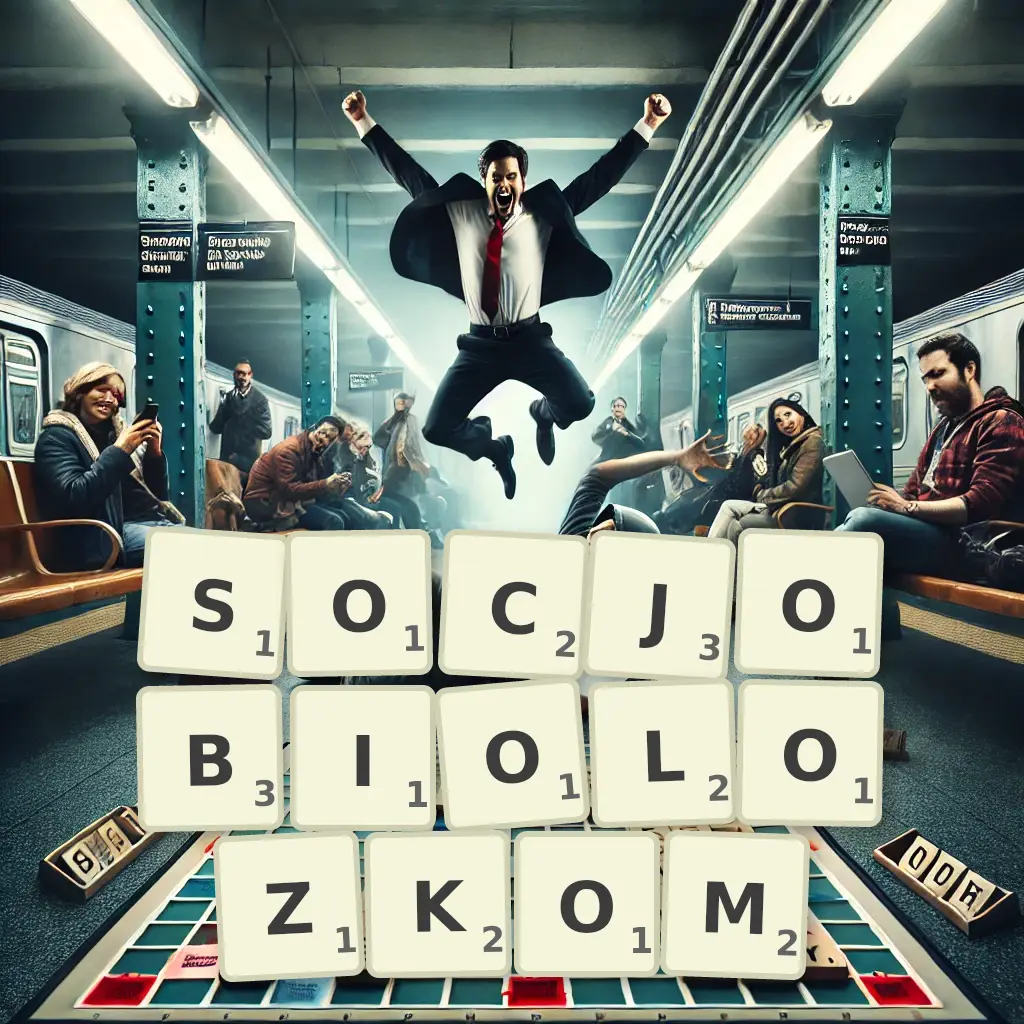 Słowa z liter SOCJOBIOLOŻKOM