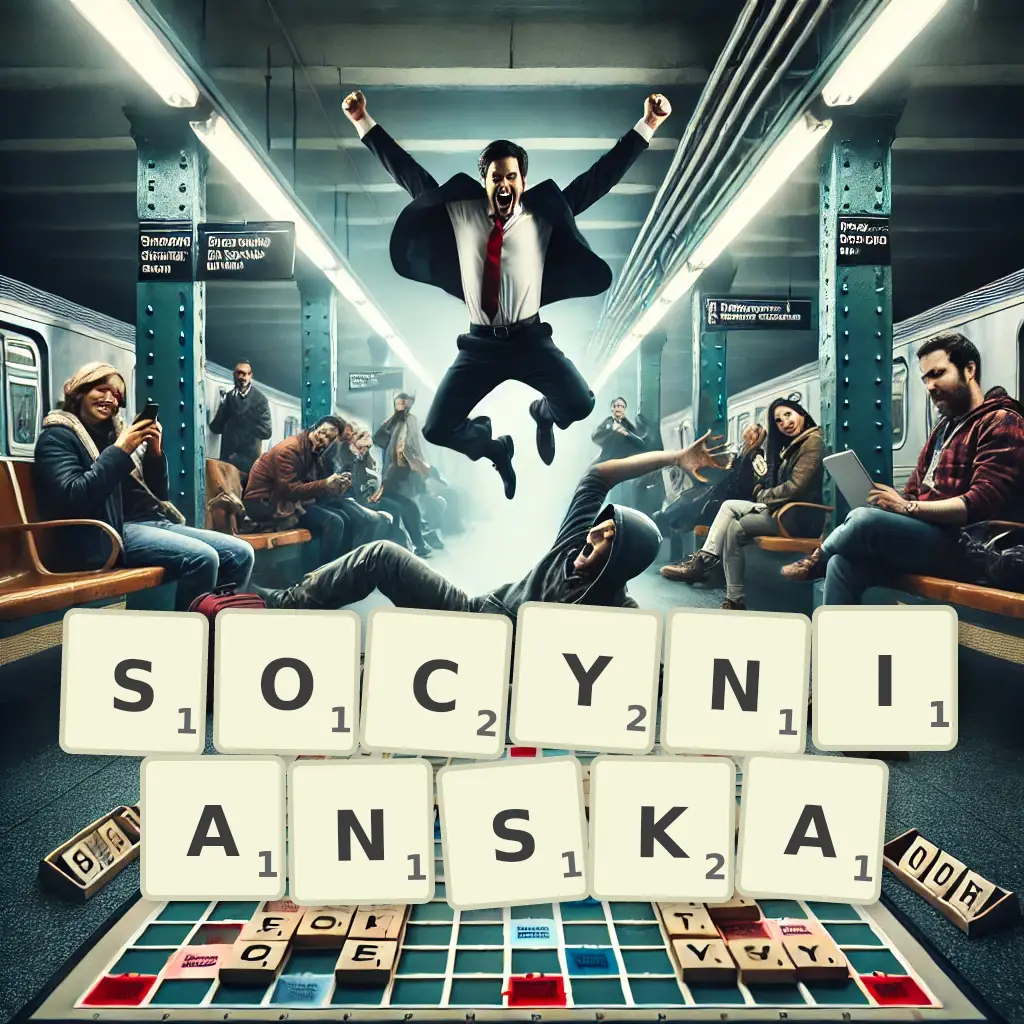 Słowa z liter SOCYNIAŃSKĄ