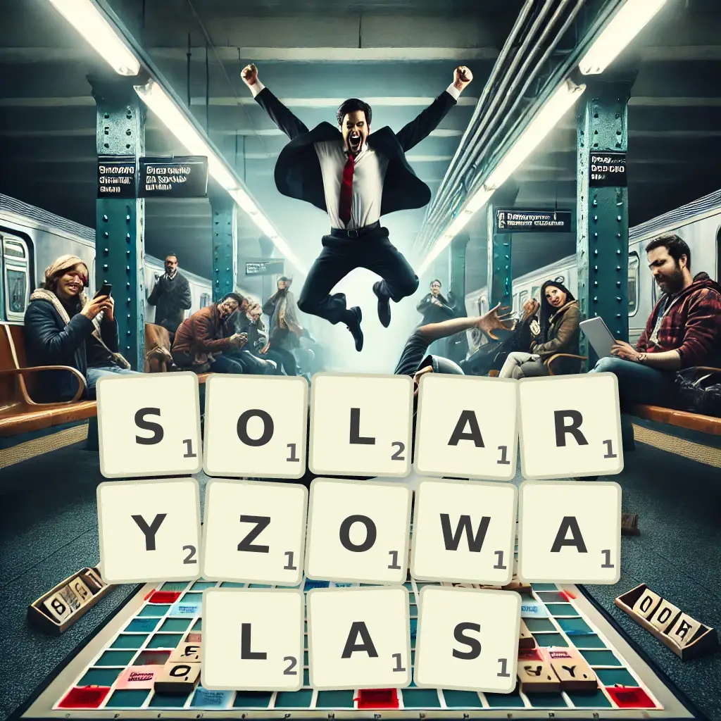 Słowa z liter SOLARYZOWAŁAŚ