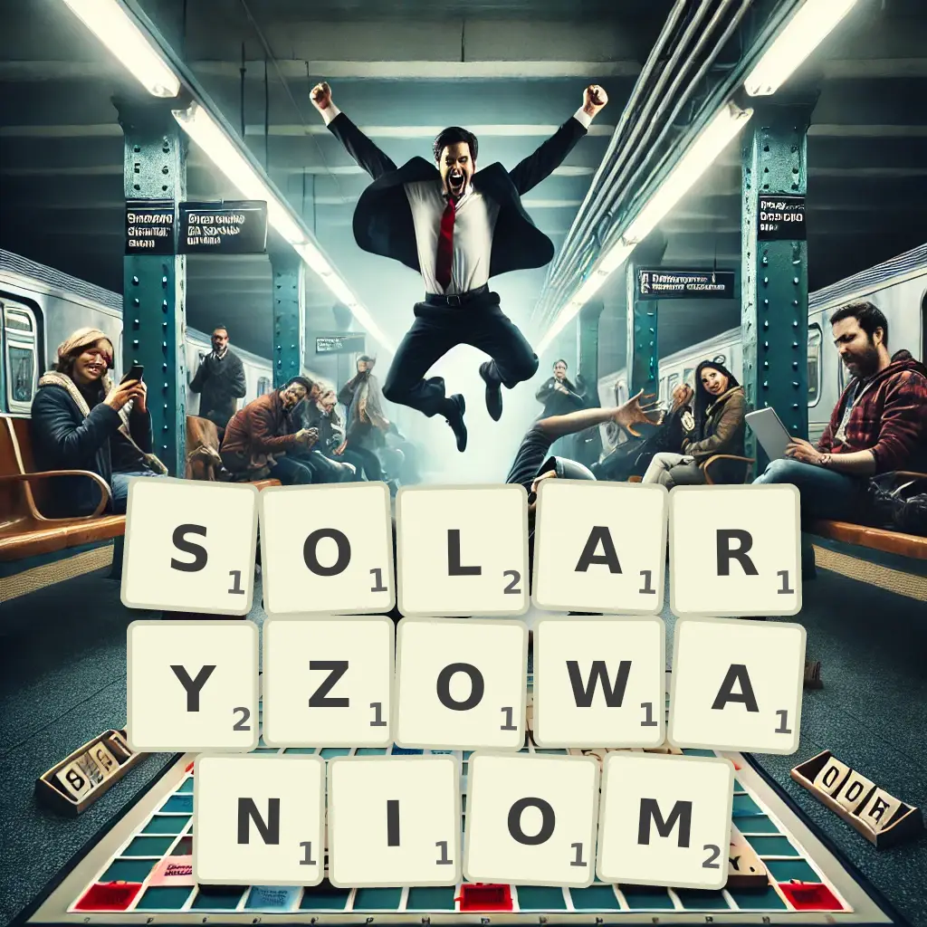 Słowa z liter SOLARYZOWANIOM