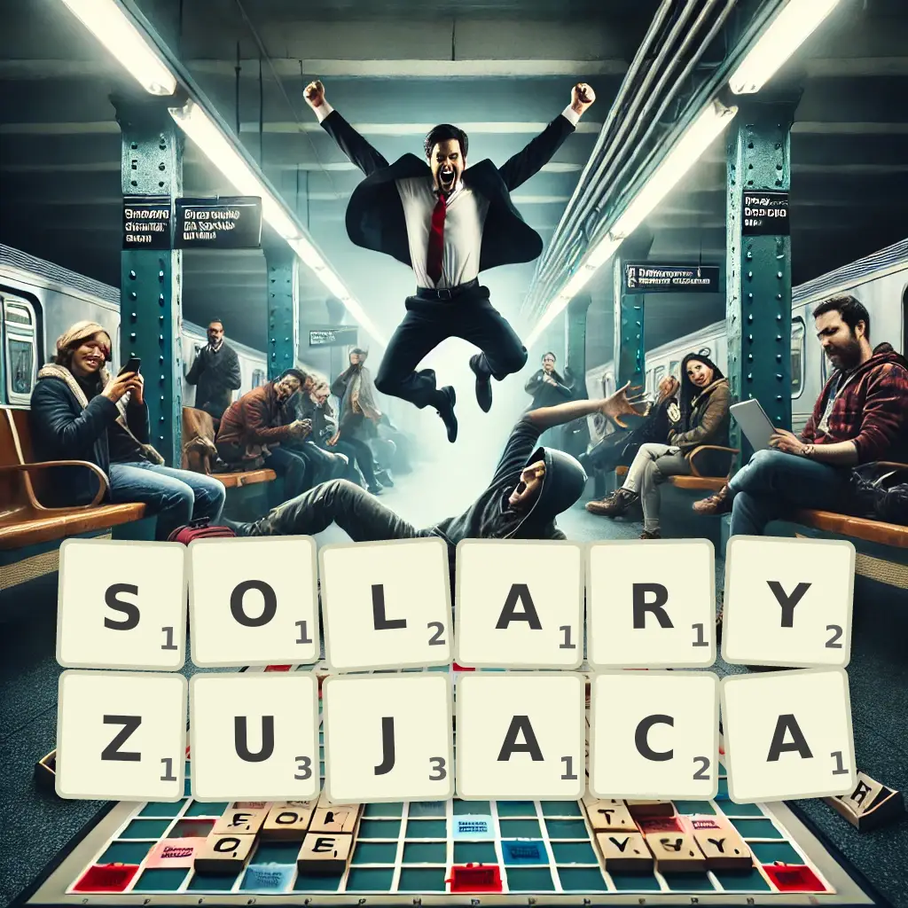 Słowa z liter SOLARYZUJĄCĄ