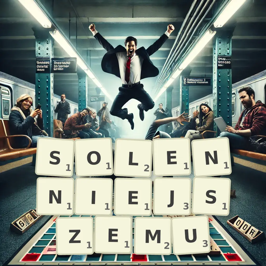 Słowa z liter SOLENNIEJSZEMU
