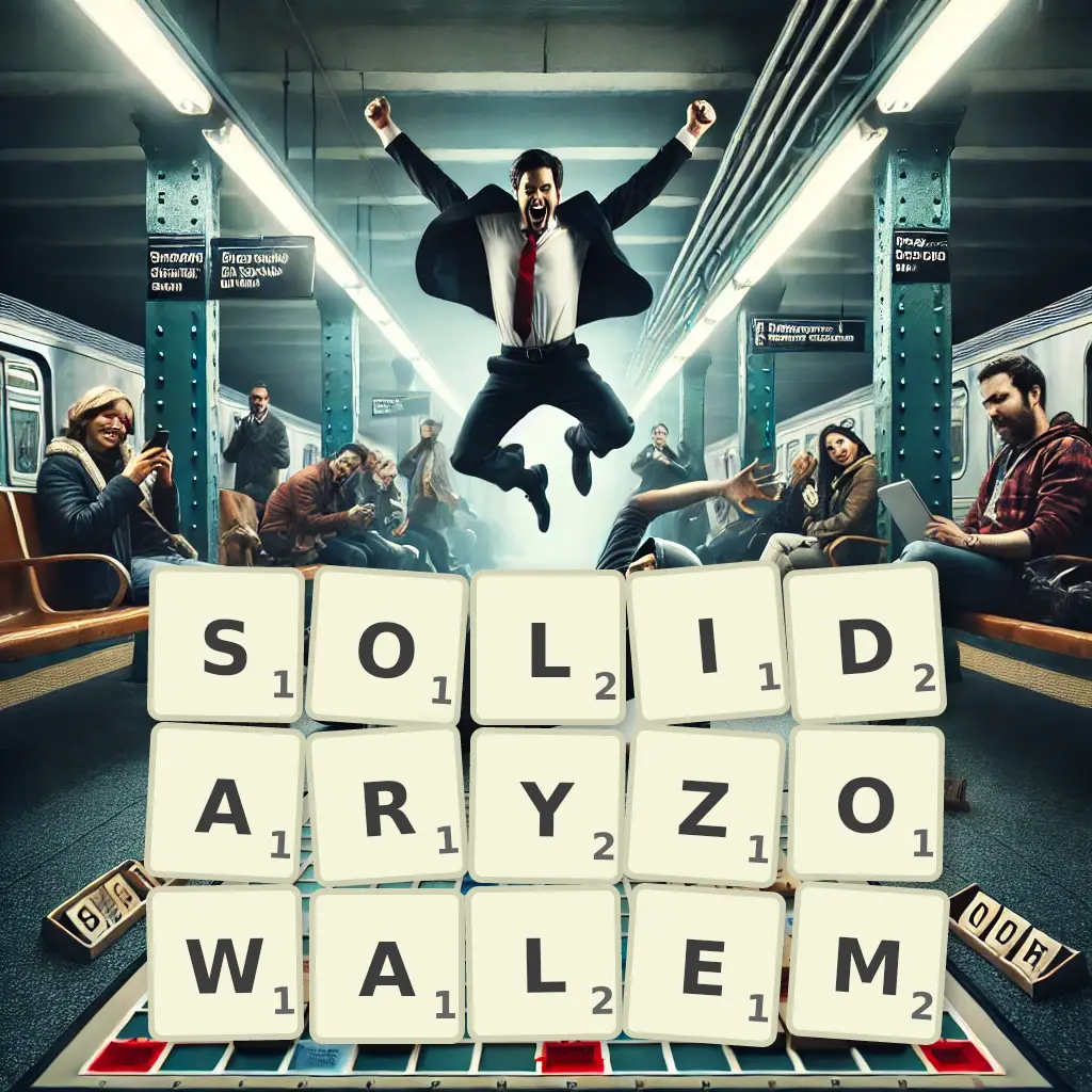 Słowa z liter SOLIDARYZOWAŁEM
