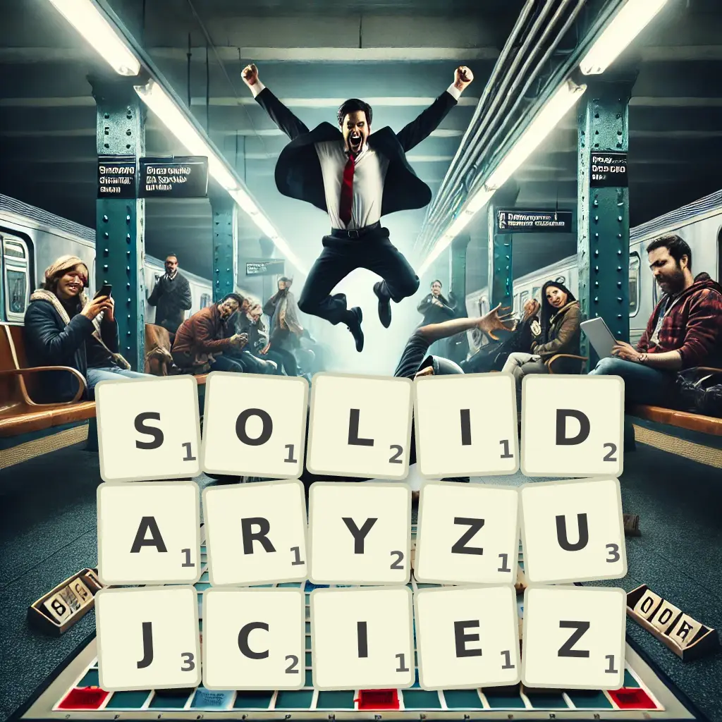Słowa z liter SOLIDARYZUJCIEŻ