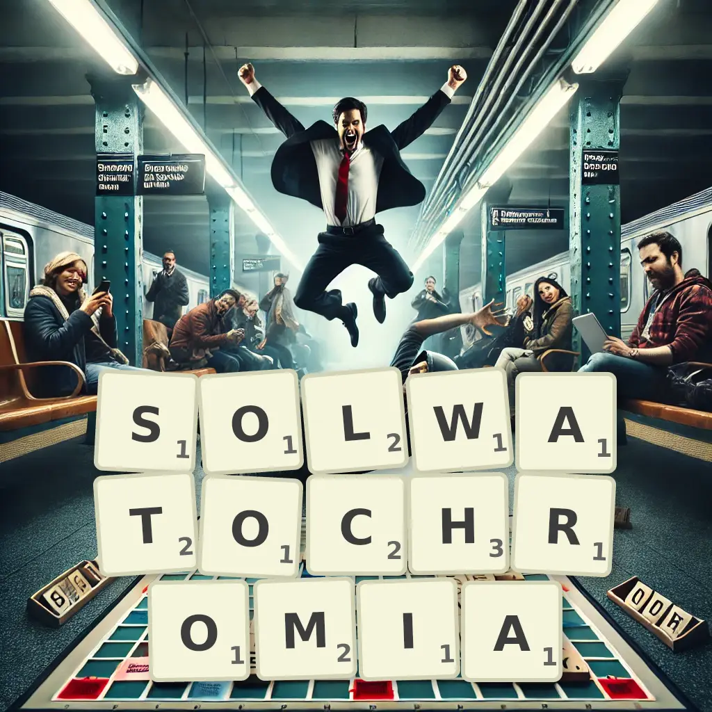 Słowa z liter SOLWATOCHROMIĄ