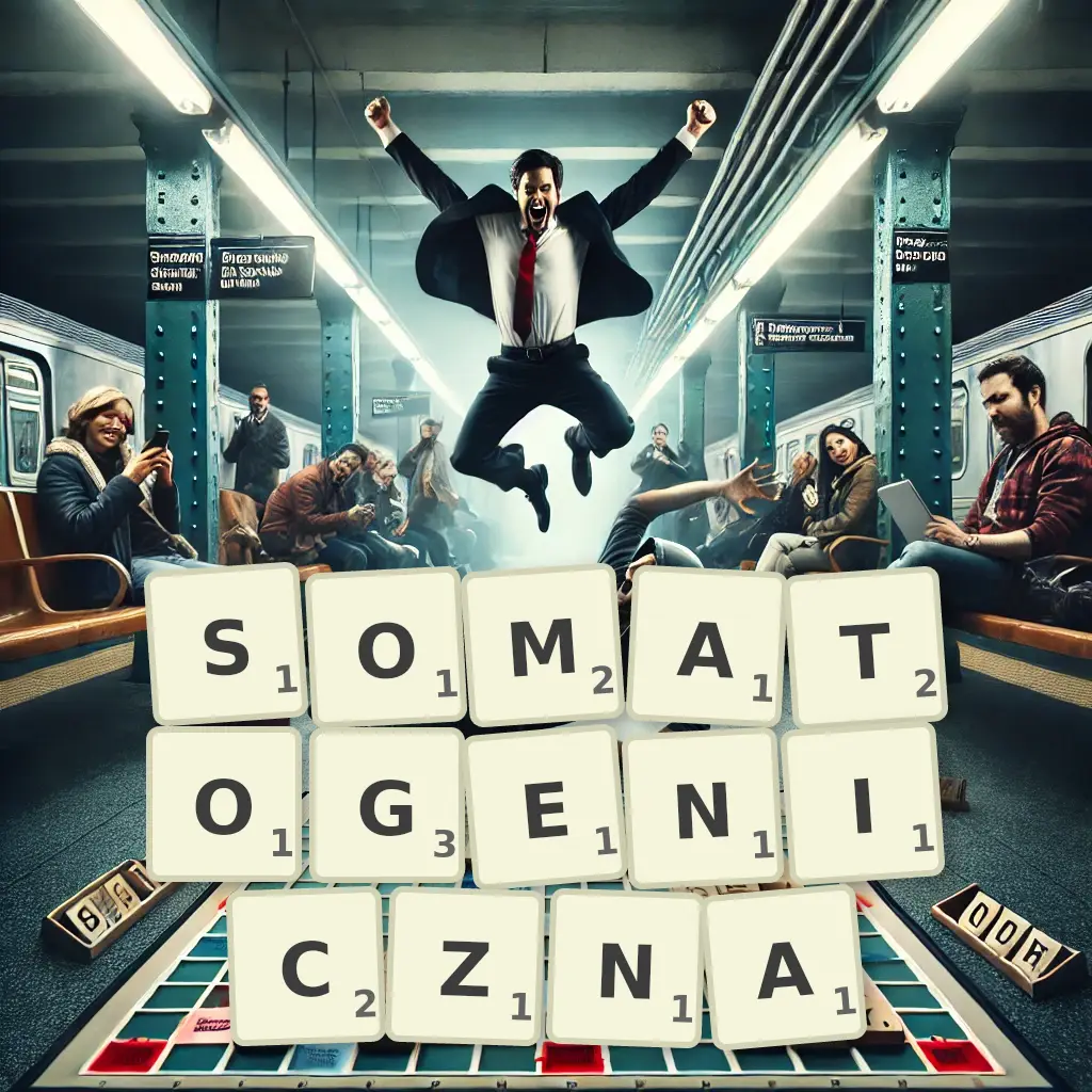 Słowa z liter SOMATOGENICZNĄ