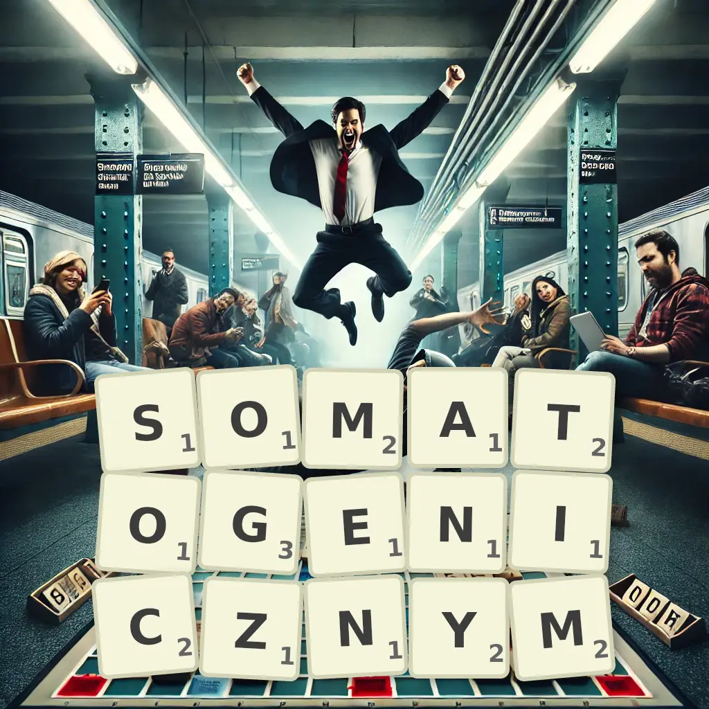 Słowa z liter SOMATOGENICZNYM