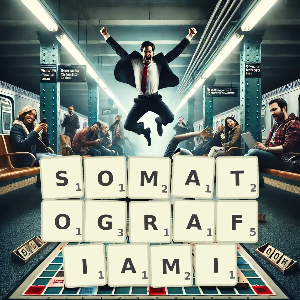 Słowa z liter SOMATOGRAFIAMI