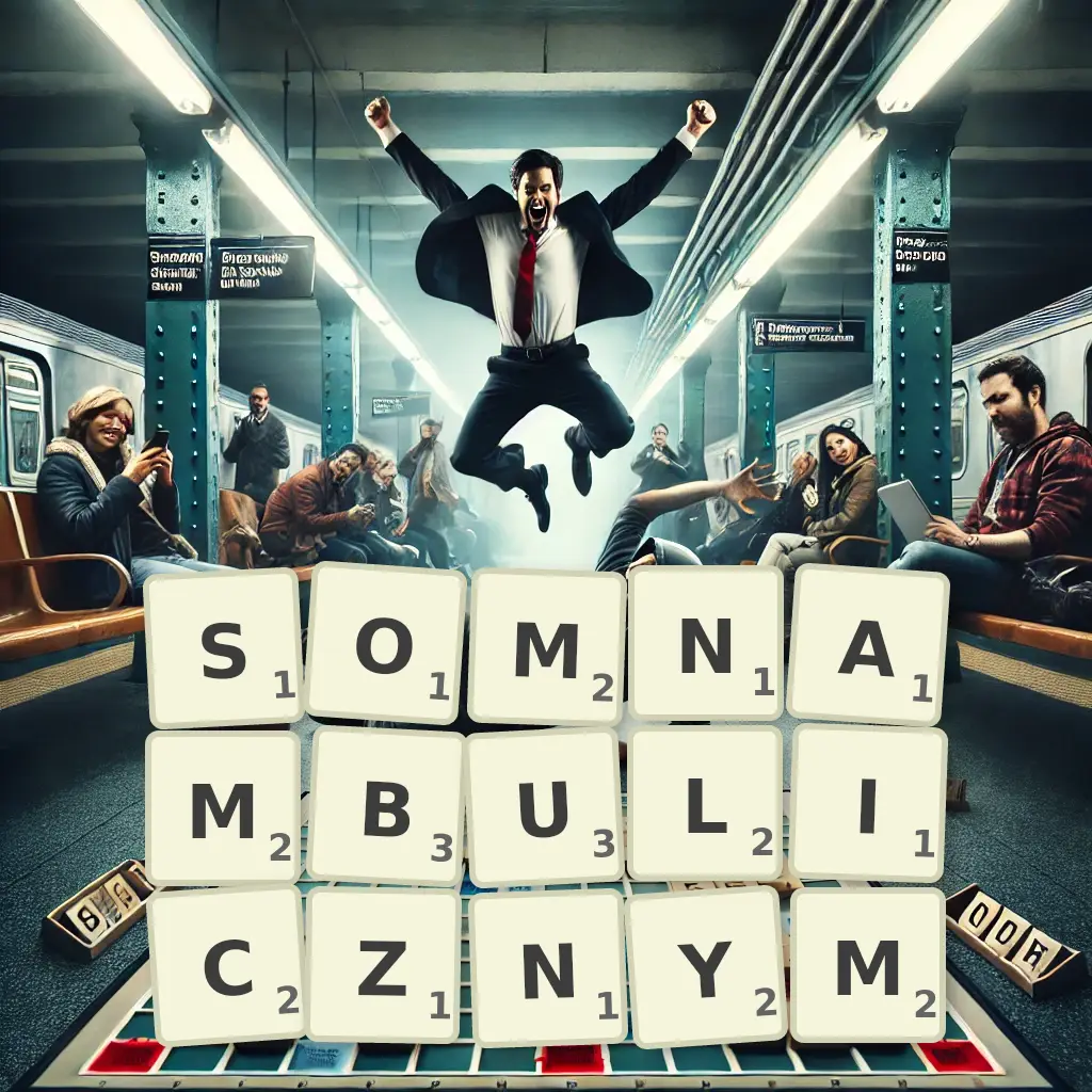 Słowa z liter SOMNAMBULICZNYM