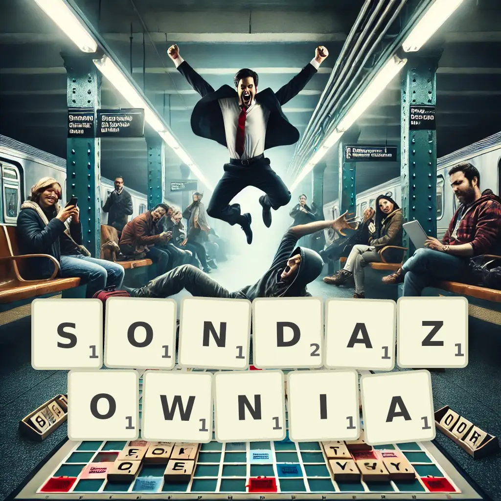 Słowa z liter SONDAŻOWNIĄ
