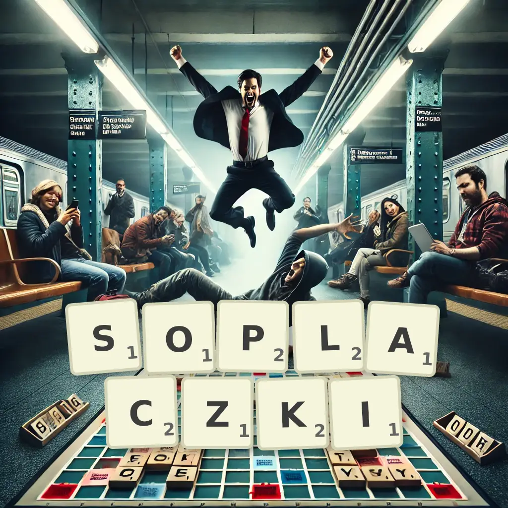 Słowa z liter SOPLACZKI