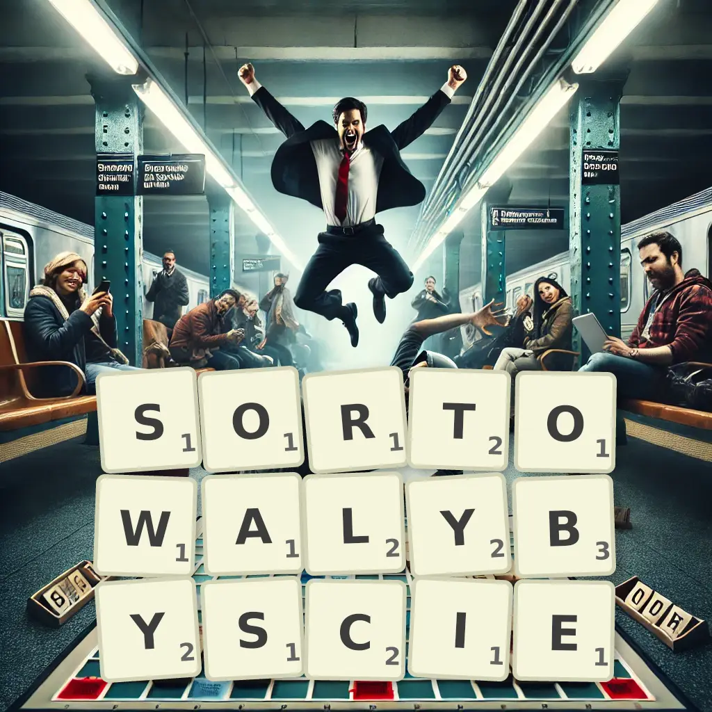 Słowa z liter SORTOWAŁYBYŚCIE