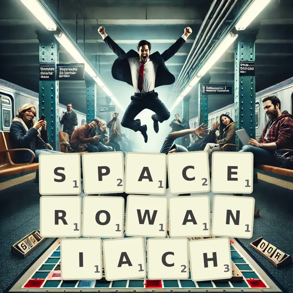 Słowa z liter SPACEROWANIACH