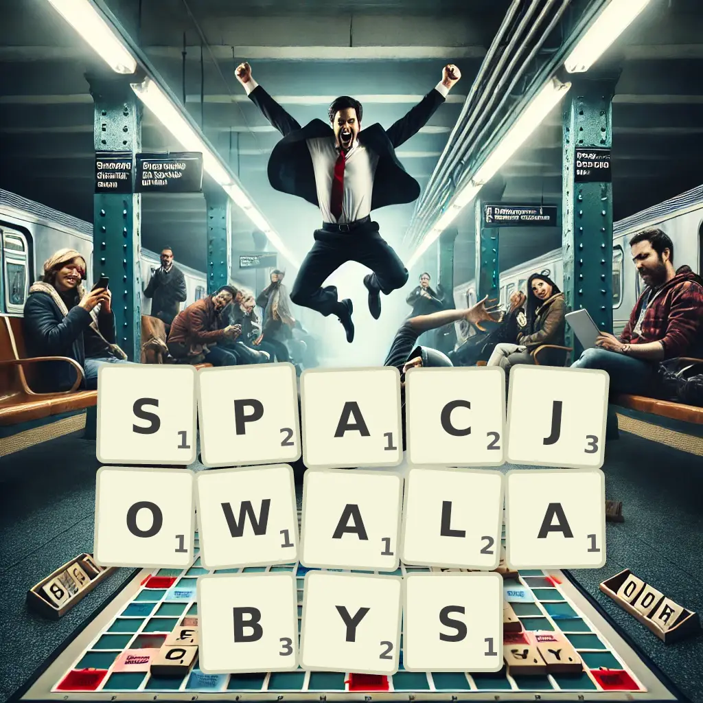 Słowa z liter SPACJOWAŁABYŚ
