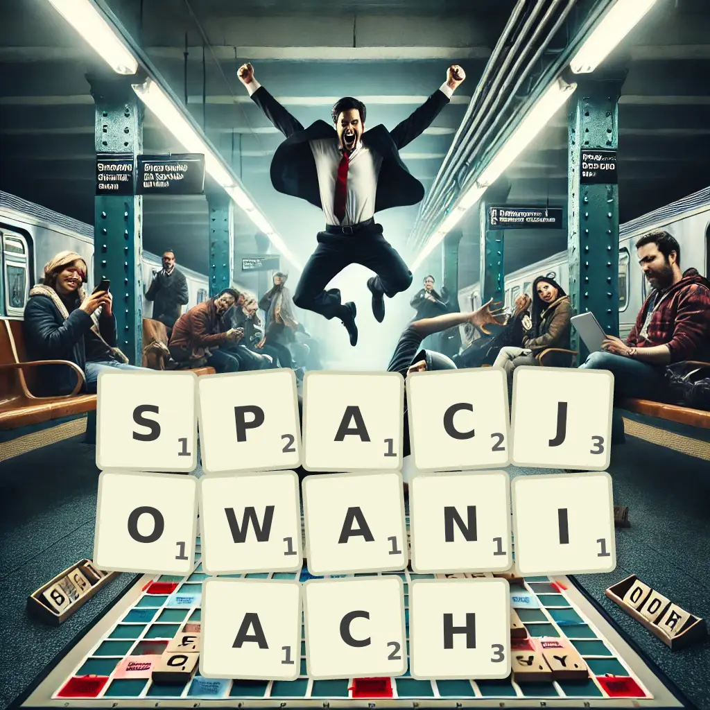 Słowa z liter SPACJOWANIACH