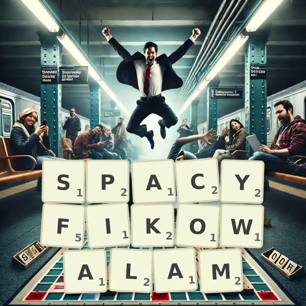 Słowa z liter SPACYFIKOWAŁAM