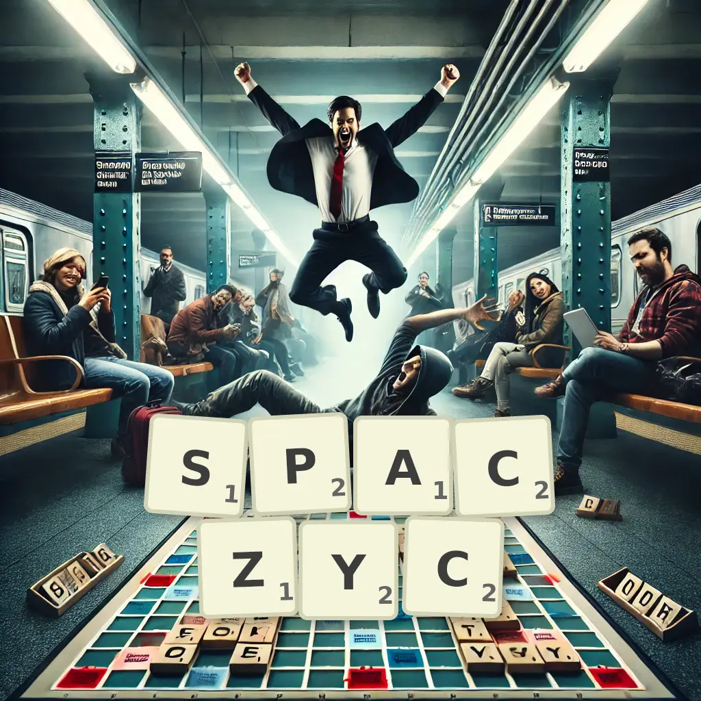 Słowa z liter SPACZYĆ