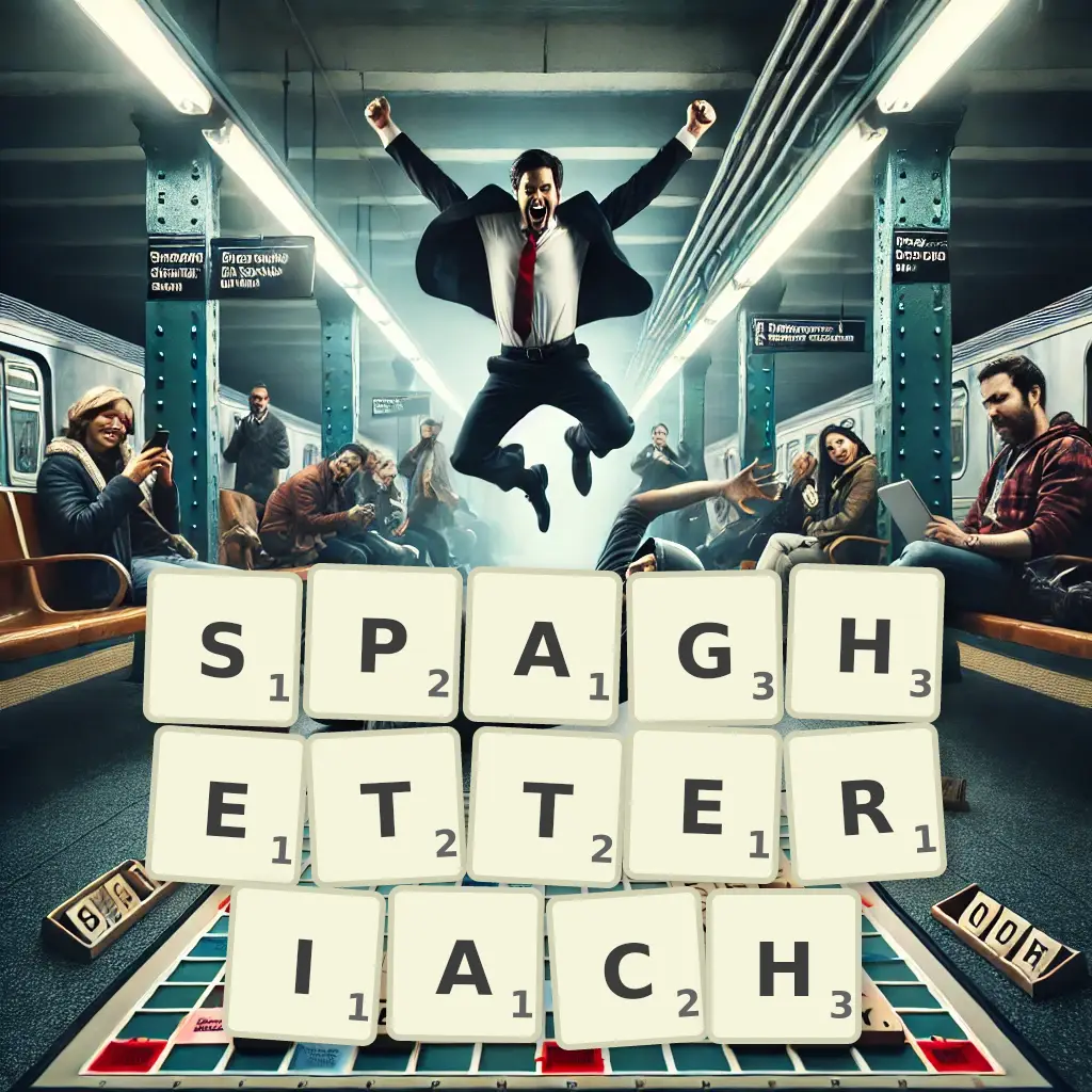 Słowa z liter SPAGHETTERIACH