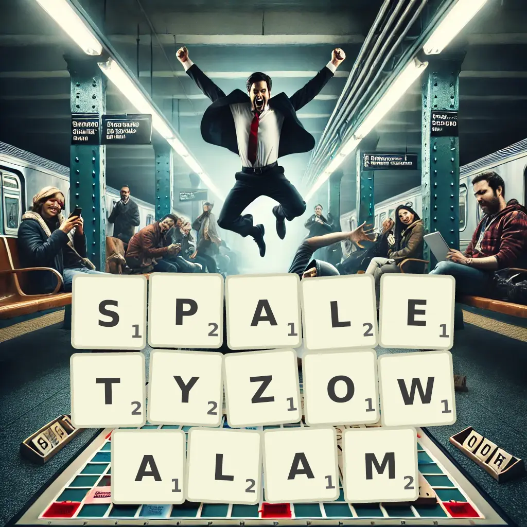 Słowa z liter SPALETYZOWAŁAM