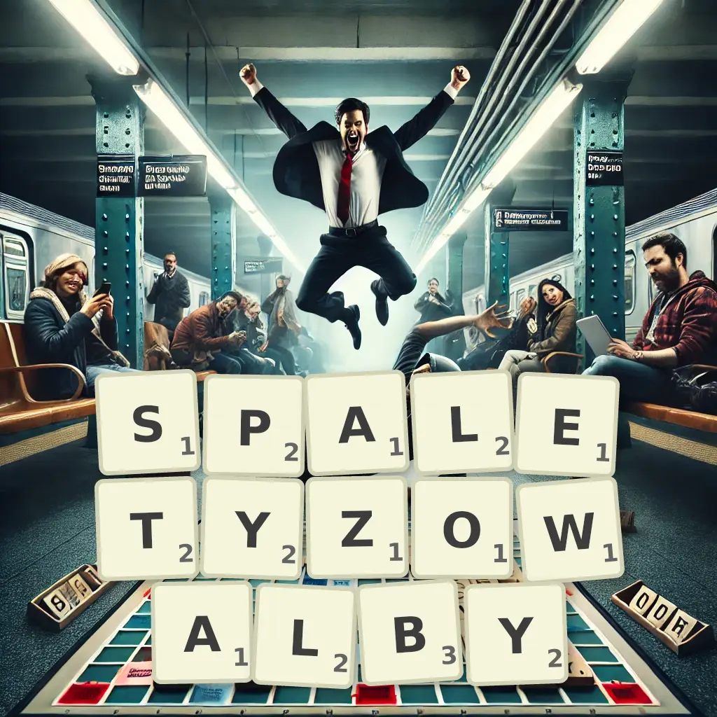 Słowa z liter SPALETYZOWAŁBY