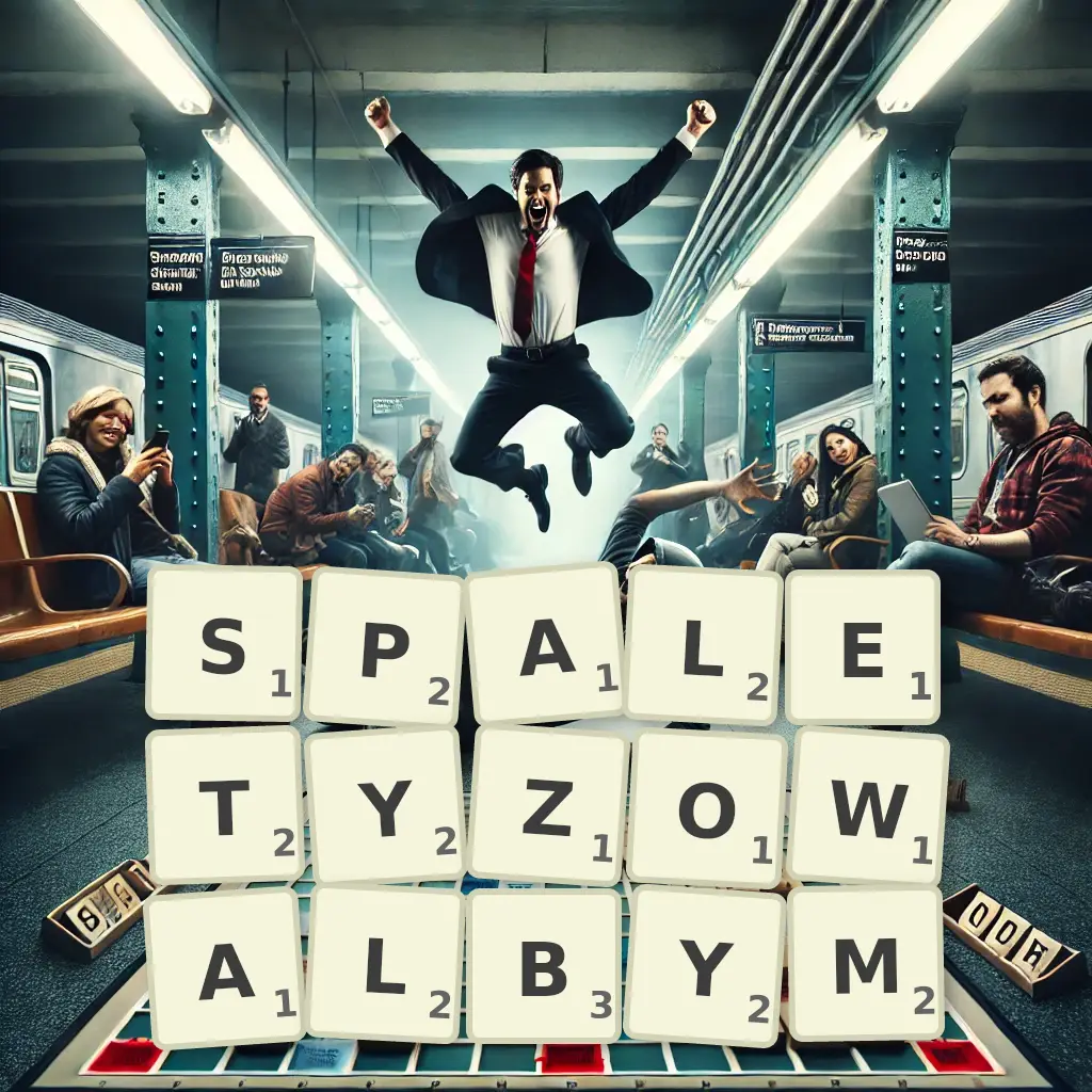 Słowa z liter SPALETYZOWAŁBYM