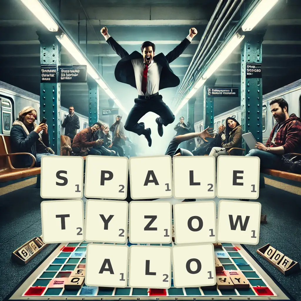 Słowa z liter SPALETYZOWAŁO
