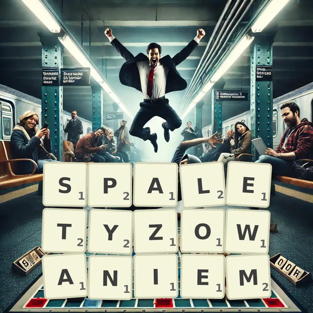 Słowa z liter SPALETYZOWANIEM