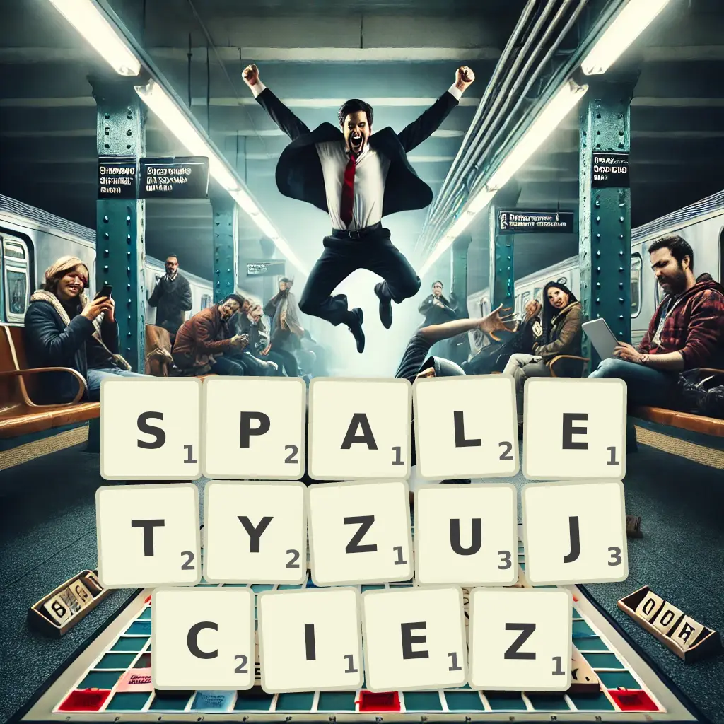 Słowa z liter SPALETYZUJCIEŻ