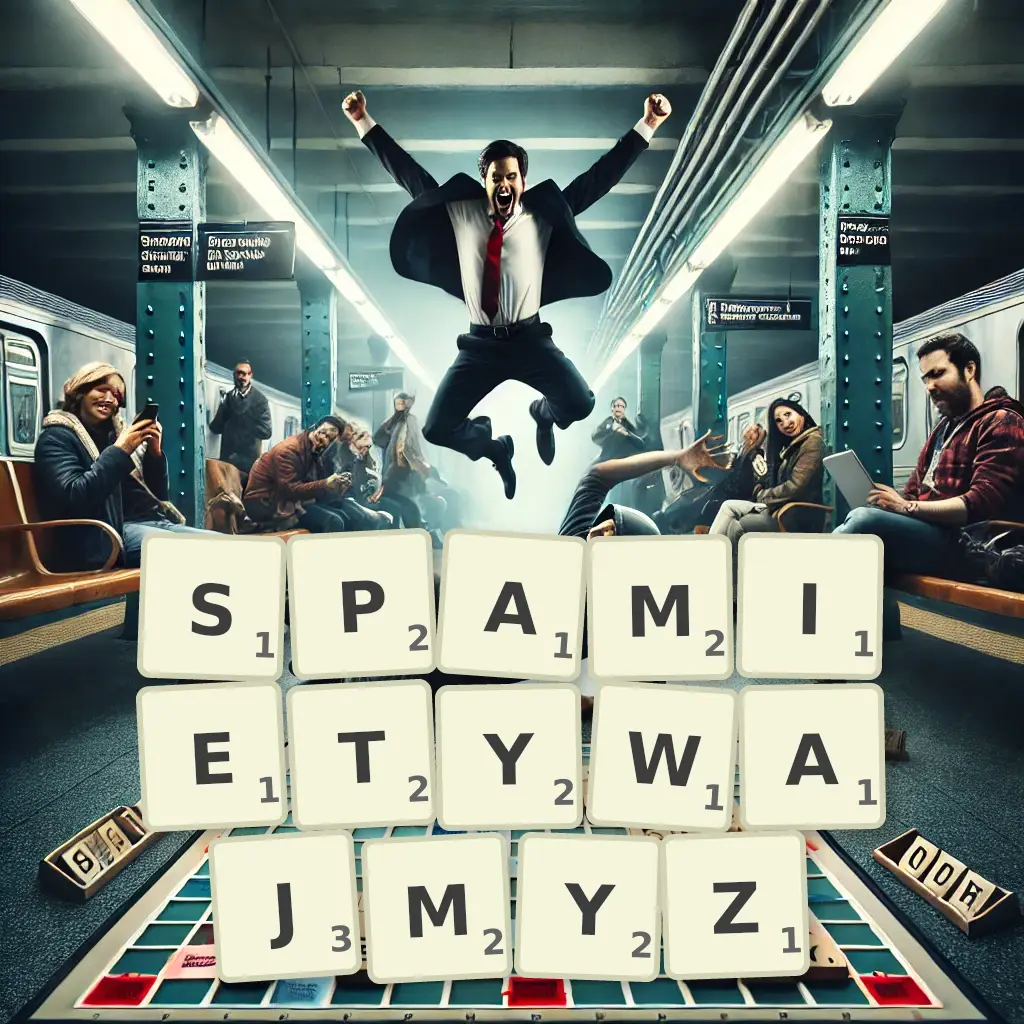 Słowa z liter SPAMIĘTYWAJMYŻ