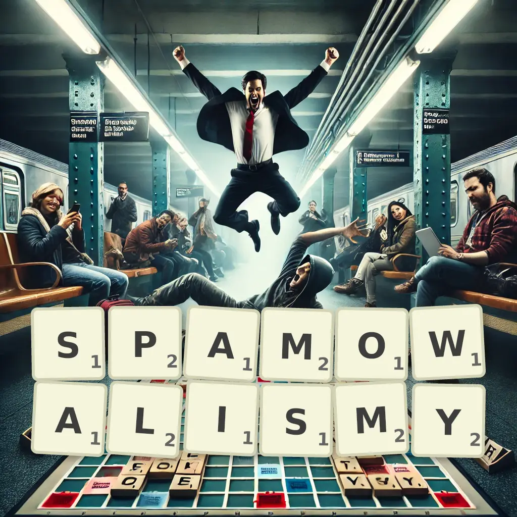 Słowa z liter SPAMOWALIŚMY