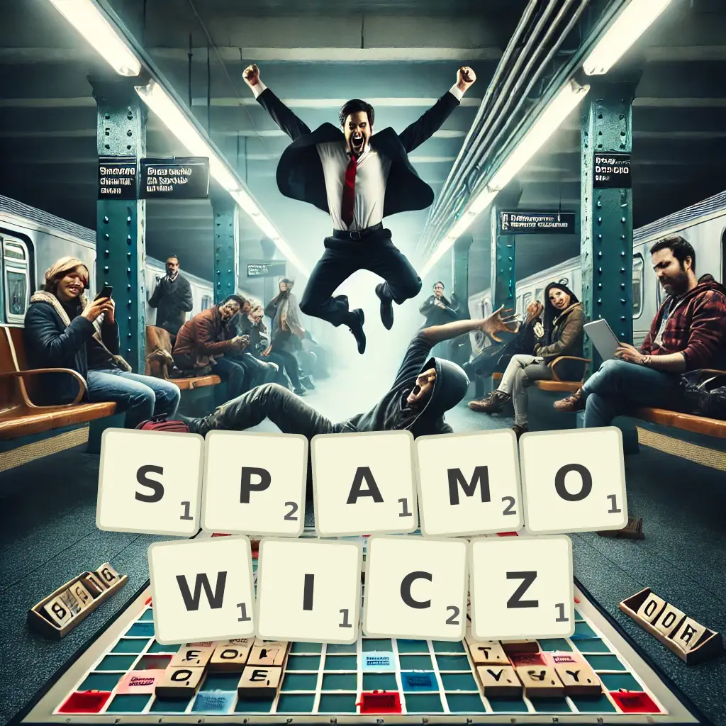 Słowa z liter SPAMOWICZ