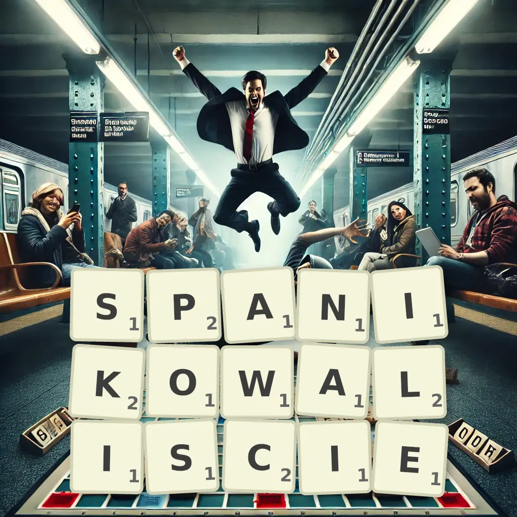 Słowa z liter SPANIKOWALIŚCIE