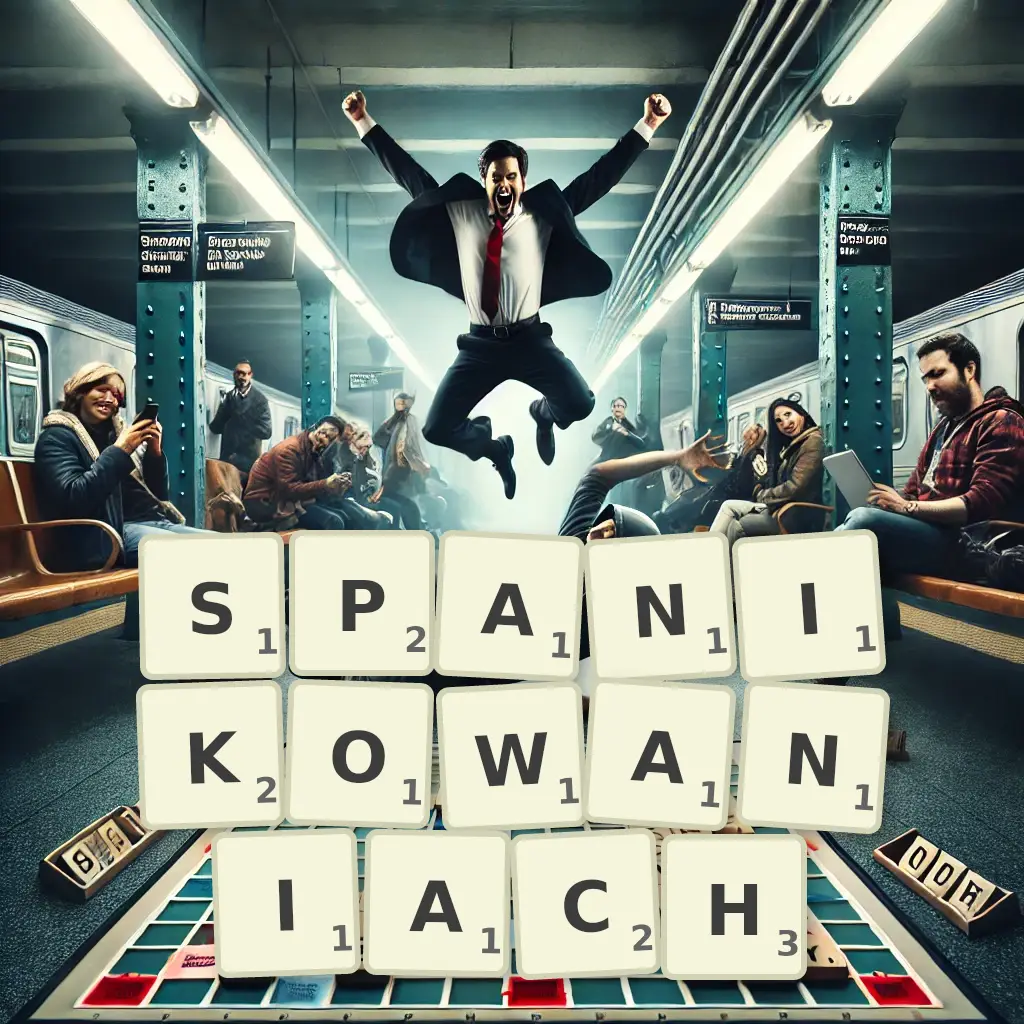 Słowa z liter SPANIKOWANIACH