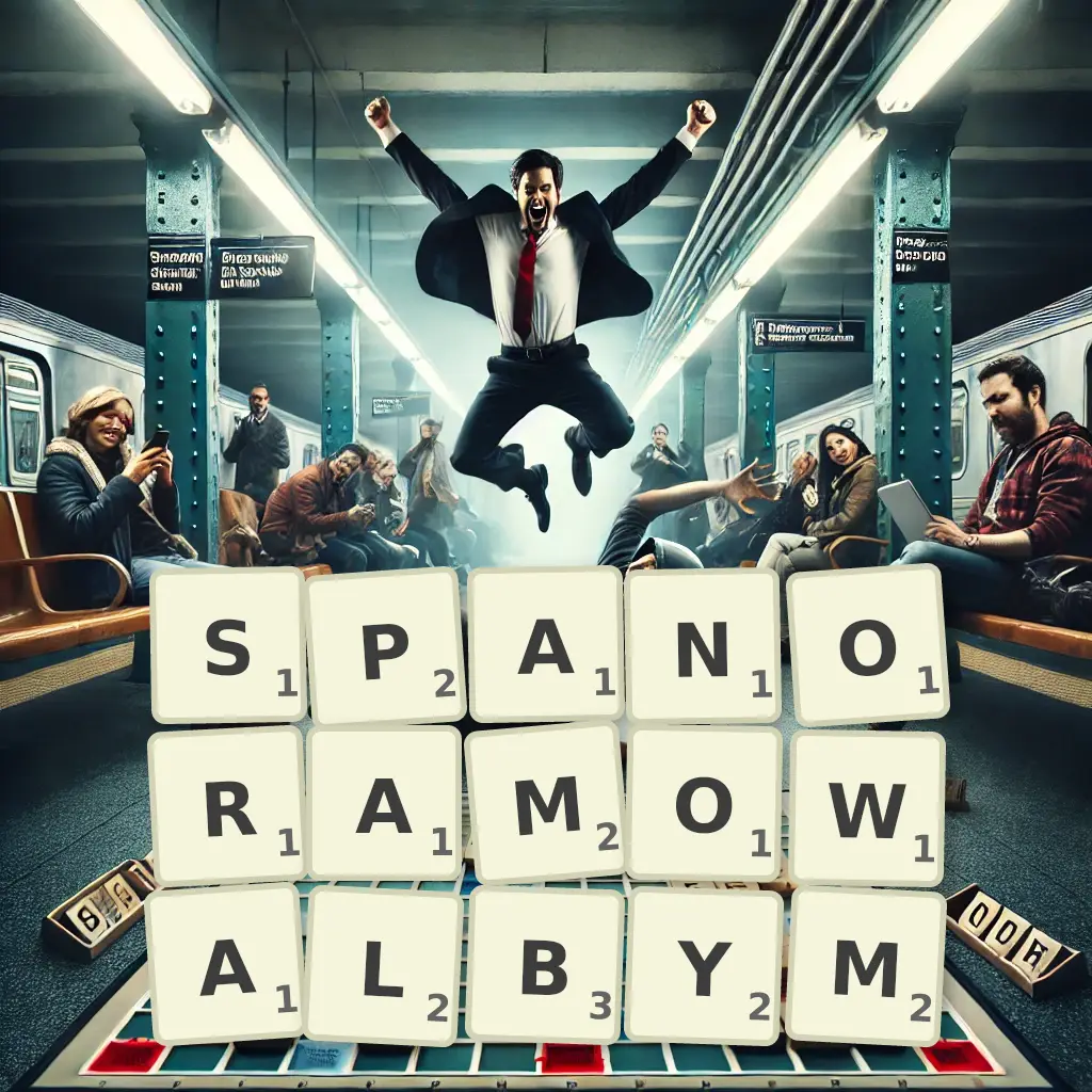 Słowa z liter SPANORAMOWAŁBYM