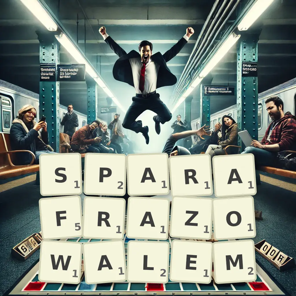 Słowa z liter SPARAFRAZOWAŁEM