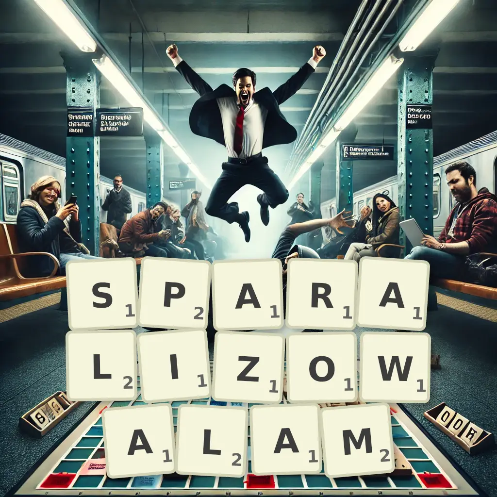 Słowa z liter SPARALIŻOWAŁAM