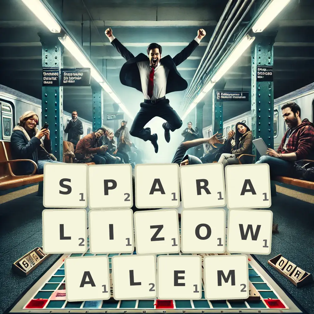 Słowa z liter SPARALIŻOWAŁEM