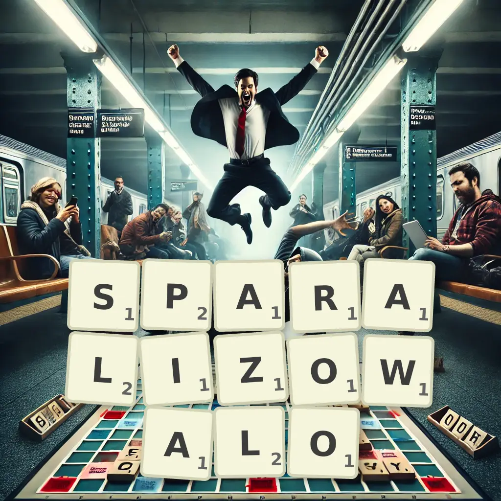 Słowa z liter SPARALIŻOWAŁO